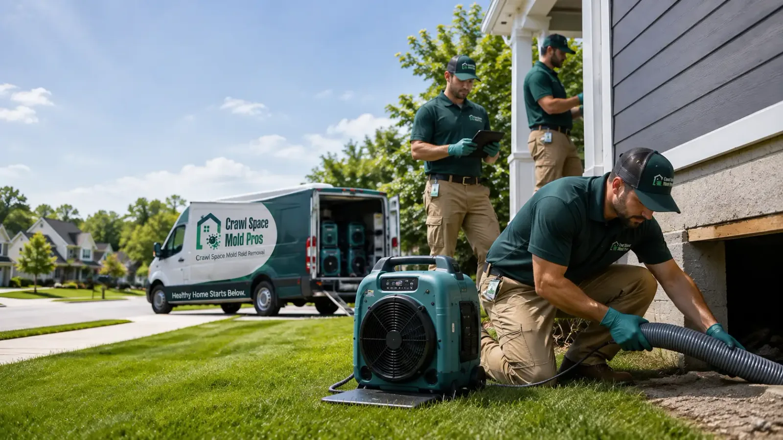 Crawl Space Mold Removal in Sparta, WI